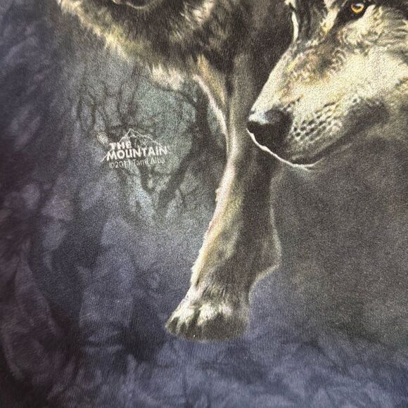 The Mountain Wolves Dark Blue Tie Dye Tee Tshirt Women’s Extra Large - Picture 5 of 5